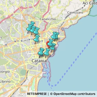 Mappa Via Vecchia Ognina, 95131 Catania CT, Italia (1.35583)