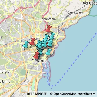 Mappa Via Vecchia Ognina, 95131 Catania CT, Italia (1.064)