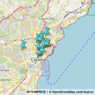 Mappa Via Vecchia Ognina, 95131 Catania CT, Italia (1.14091)