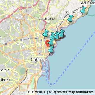 Mappa Via Vecchia Ognina, 95131 Catania CT, Italia (1.56364)