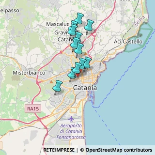 Mappa Via Cifali, 95125 Catania CT, Italia (3.14583)