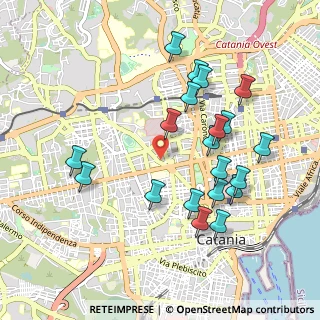 Mappa Via Cifali, 95125 Catania CT, Italia (1.1075)