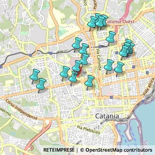 Mappa Via Cifali, 95125 Catania CT, Italia (1.1005)