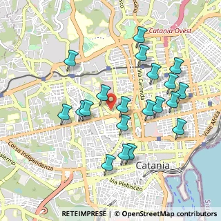 Mappa Via Cifali, 95125 Catania CT, Italia (1.0715)