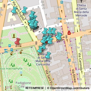 Mappa Piazza Roma, 95126 Catania CT, Italia (0.05769)