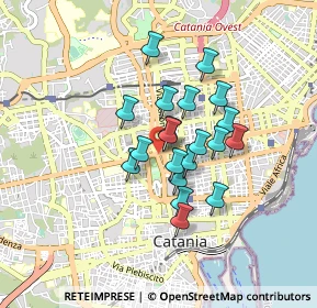 Mappa Piazza Roma, 95126 Catania CT, Italia (0.702)