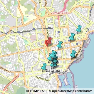 Mappa Piazza Roma, 95126 Catania CT, Italia (1.02611)