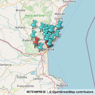 Mappa Viale Regina Margherita, 95129 Catania CT, Italia (9.714)
