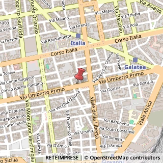 Mappa Via Umberto I,  290, 95129 Catania, Catania (Sicilia)