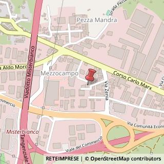 Mappa Via Giovanni Agnelli,  22, 95045 Misterbianco, Catania (Sicilia)
