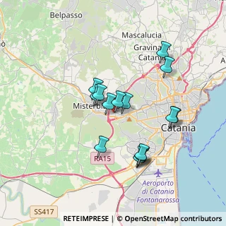 Mappa Via E. Tarantelli, 95045 Misterbianco CT, Italia (3.518)