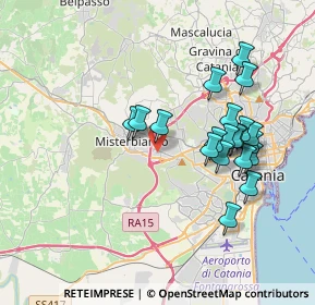 Mappa Via E. Tarantelli, 95045 Misterbianco CT, Italia (3.995)