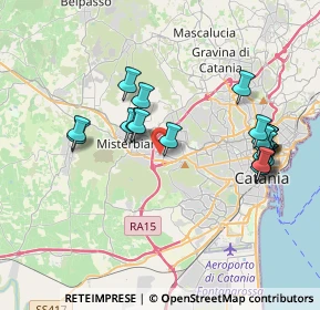 Mappa Via E. Tarantelli, 95045 Misterbianco CT, Italia (4.318)