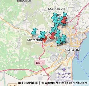 Mappa Via E. Tarantelli, 95045 Misterbianco CT, Italia (3.04471)