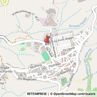 Mappa Via Piave, 15, 93010 Campofranco, Caltanissetta (Sicilia)