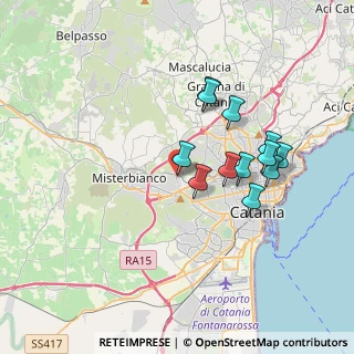Mappa Via Genova, 95045 Misterbianco CT, Italia (3.58833)