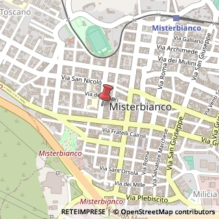 Mappa Via Antonio Gramsci, 26, 95045 Misterbianco, Catania (Sicilia)