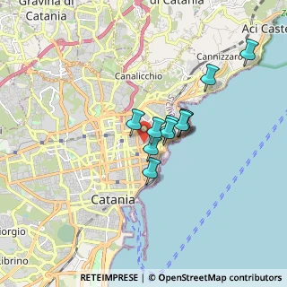 Mappa Via Cavaliere, 95127 Catania CT, Italia (1.34636)