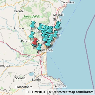 Mappa Via Cavaliere, 95127 Catania CT, Italia (9.645)