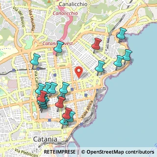 Mappa Via Cavaliere, 95127 Catania CT, Italia (1.2815)