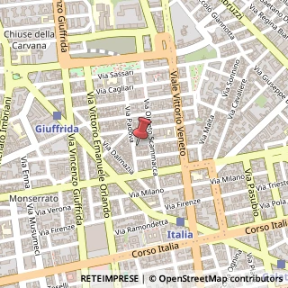 Mappa Via Aosta, 6, 95127 Catania, Catania (Sicilia)