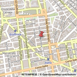 Mappa Via Oliveto Scammacca, 39, 95127 Catania, Catania (Sicilia)