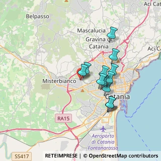 Mappa Via Torino, 95045 Misterbianco CT, Italia (3.35846)