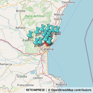 Mappa Via Sant'Agnese, 95125 Catania CT, Italia (7.85375)