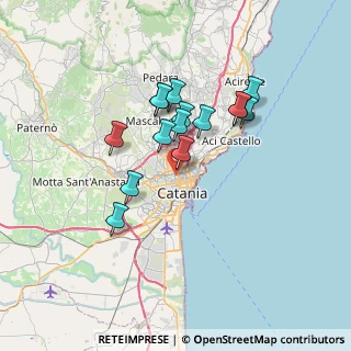 Mappa Via Sant'Agnese, 95125 Catania CT, Italia (6.43667)