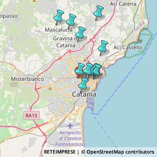Mappa Via Sant'Agnese, 95125 Catania CT, Italia (3.33545)