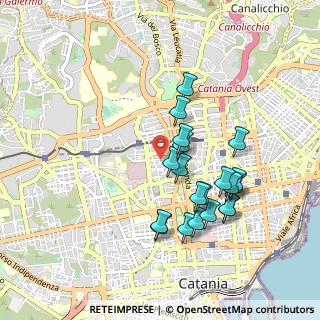 Mappa Via Sant'Agnese, 95125 Catania CT, Italia (0.981)