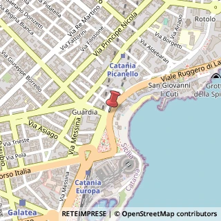 Mappa Viale Alcide de Gasperi, 187, 95126 Catania, Catania (Sicilia)