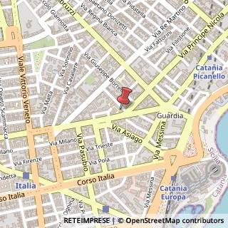 Mappa Via Giuseppe Macherione, 95127 Catania CT, Italia, 95127 Catania, Catania (Sicilia)