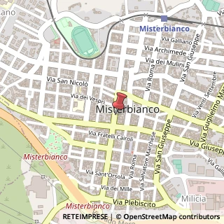 Mappa Via Giacomo Matteotti, 166/A, 95045 Misterbianco, Catania (Sicilia)