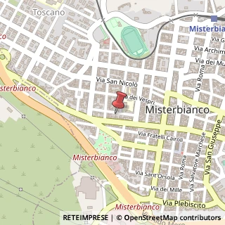 Mappa Via Giuseppe de Felice, 41, 95045 Misterbianco, Catania (Sicilia)