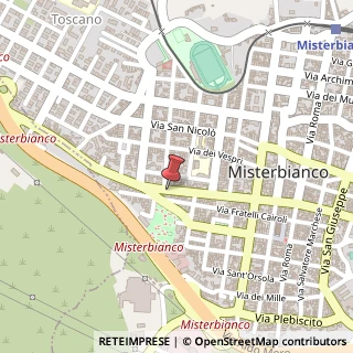 Mappa Via Giuseppe Garibaldi, 531, 95045 Misterbianco, Catania (Sicilia)