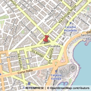 Mappa Via Cividale, 86/E, 95100 Catania, Catania (Sicilia)