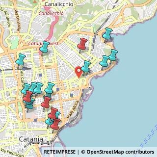 Mappa Via Condelli, 95127 Catania CT, Italia (1.4385)