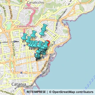 Mappa Via Condelli, 95127 Catania CT, Italia (0.7075)