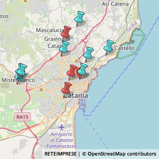 Mappa Corso delle Province, 95127 Catania CT, Italia (4.38455)