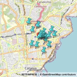 Mappa Corso delle Province, 95127 Catania CT, Italia (0.5255)