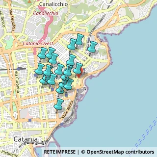 Mappa Via Frate Agnello, 95127 Catania CT, Italia (0.838)