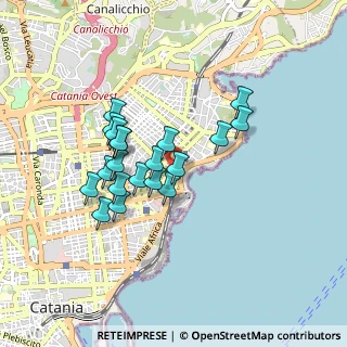 Mappa Via Zoccolanti, 95127 Catania CT, Italia (0.818)