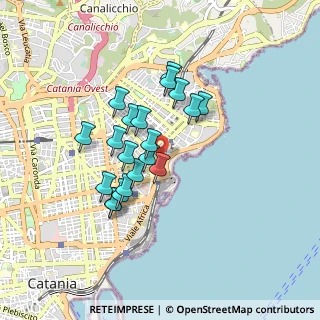Mappa Via Zoccolanti, 95127 Catania CT, Italia (0.7915)
