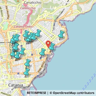 Mappa Via Zoccolanti, 95127 Catania CT, Italia (1.3305)
