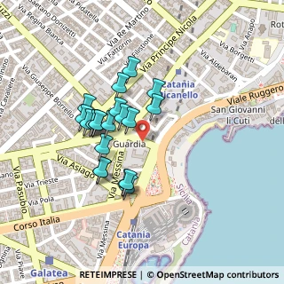 Mappa Via Zoccolanti, 95127 Catania CT, Italia (0.206)