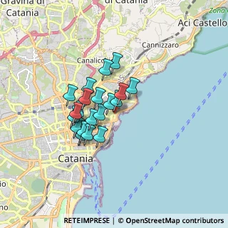 Mappa Via Zoccolanti, 95127 Catania CT, Italia (1.374)