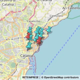 Mappa Via Frate Agnello, 95127 Catania CT, Italia (1.04824)