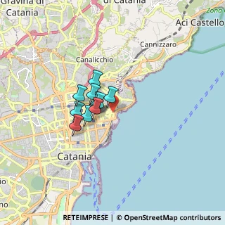 Mappa Via Zoccolanti, 95127 Catania CT, Italia (1.14182)