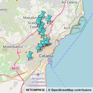Mappa Via Matteo Renato Imbriani, 95125 Catania CT, Italia (3.1325)